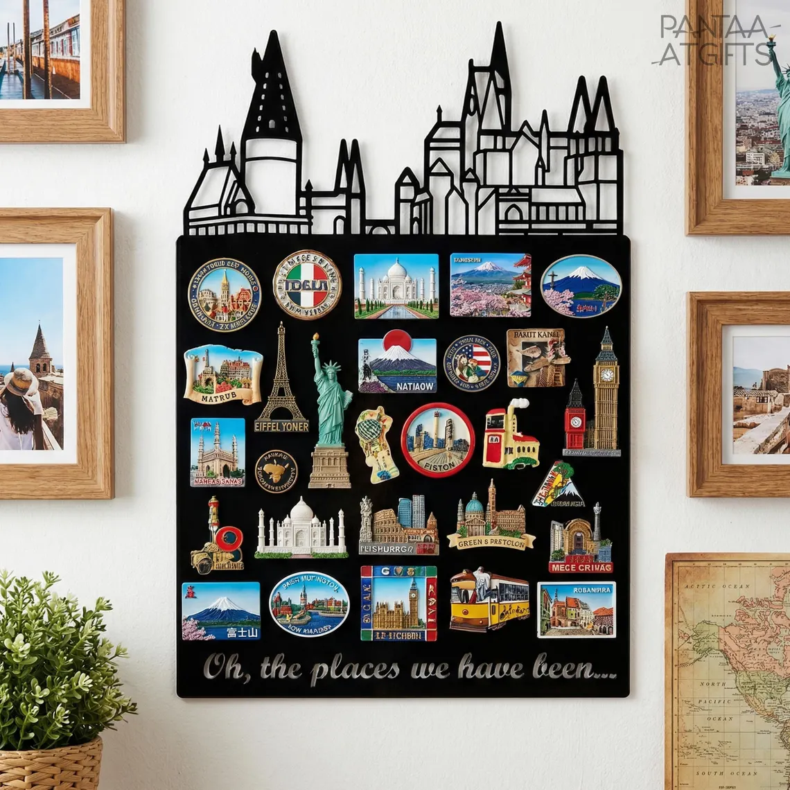Personalized Metal Travel Magnetic Display Board