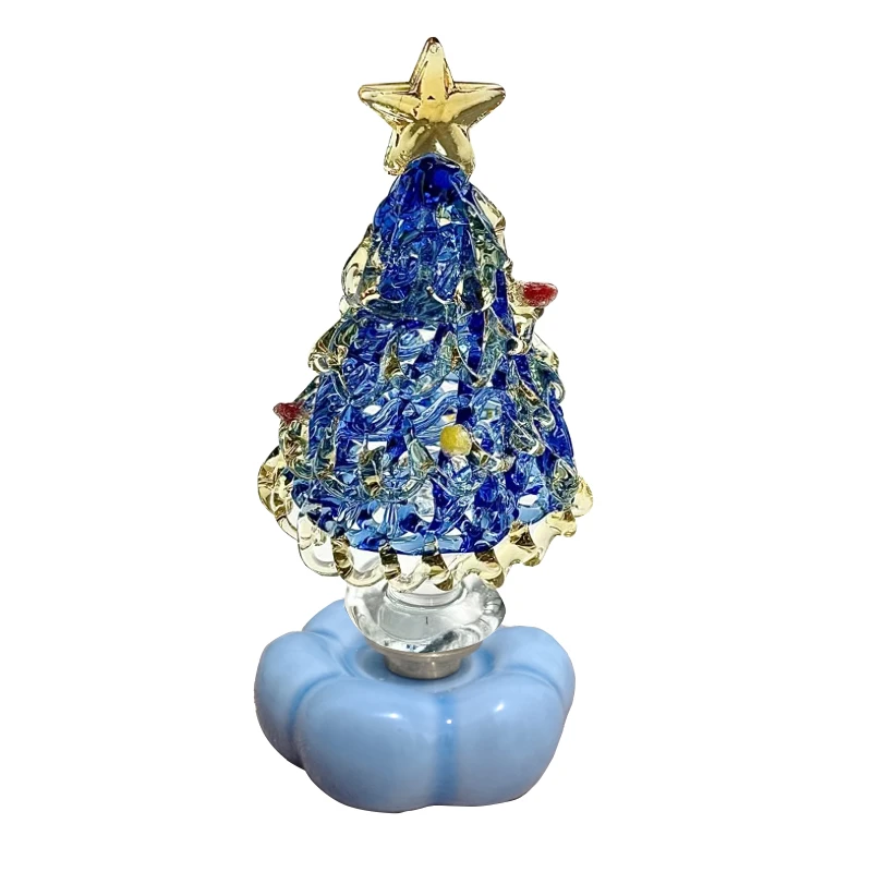 Cute Handmade Glass Christmas Tree Ornament