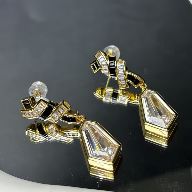 Original Design - Art Deco Dangle Earrings (2 Color Options)