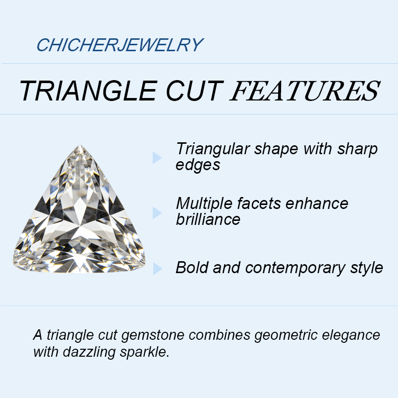 Three Stone 3ct Triangle Cut Tanzanite Sapphire Engagement Ring
