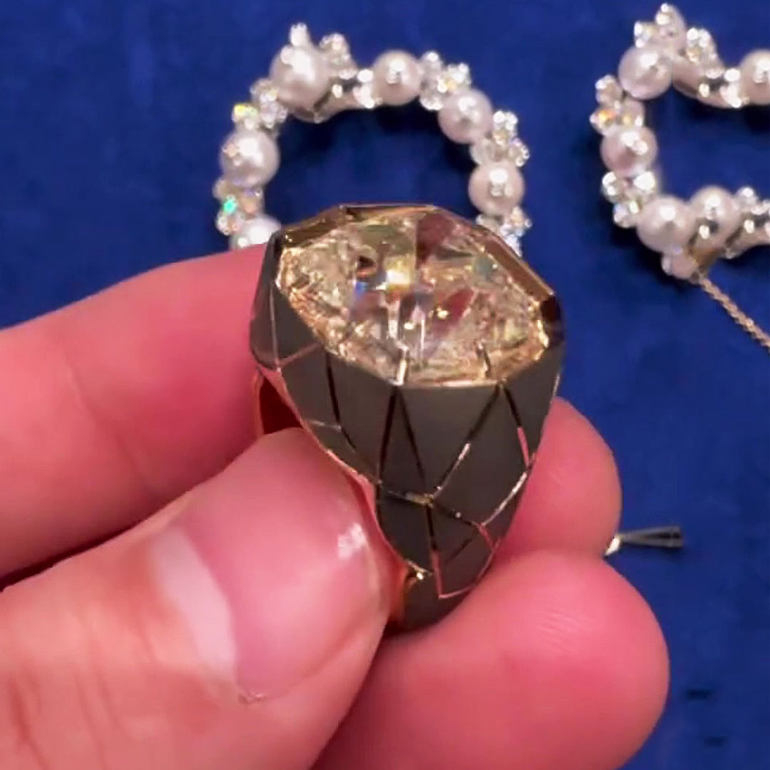 8ct Vintage Cushion Cut Yellow Sapphire Men's Ring