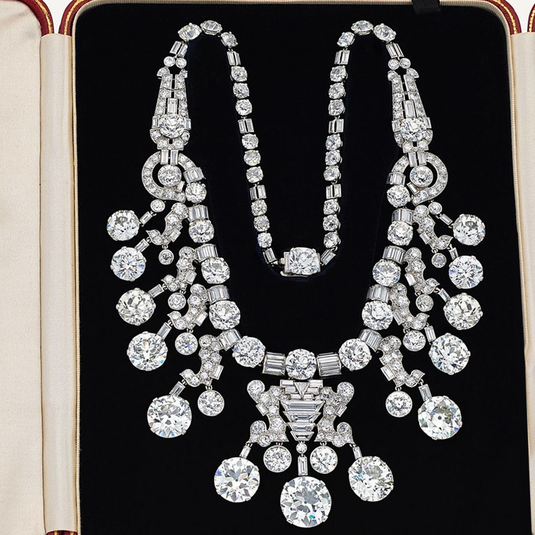 Luxury Art Deco Diamond Necklace
