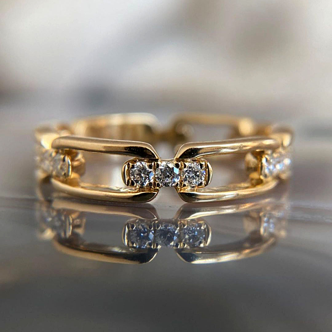 1.5ct Round Cut White Sapphire Eternity Ring