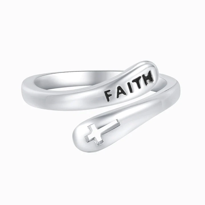 To My Daughter, Pray Through It Faith Wrap Ring