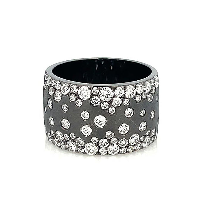 7.25ct Round Cut White Sapphire Eternity Ring