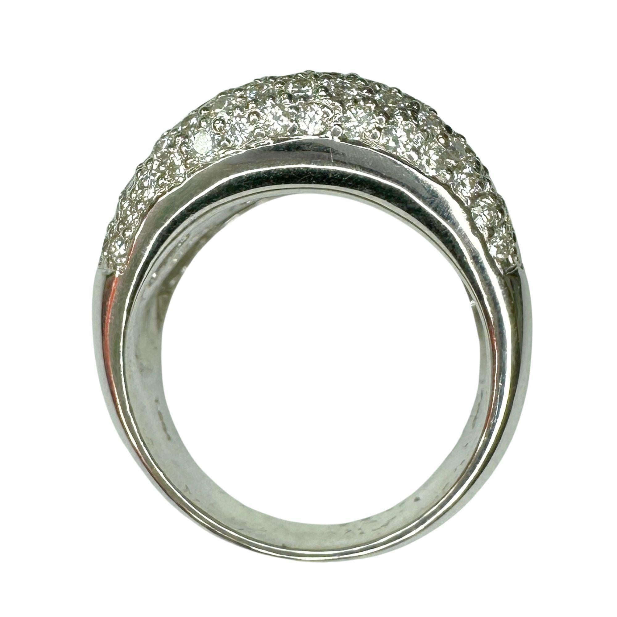 11.5ct Baguette&Round Cut Diamond Wide Band Ring