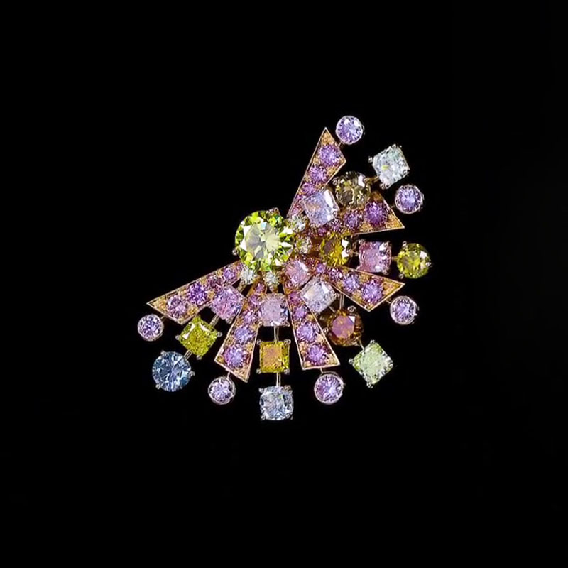 Starburst Radiant&Round Cut Colorful Gems Stud Earrings