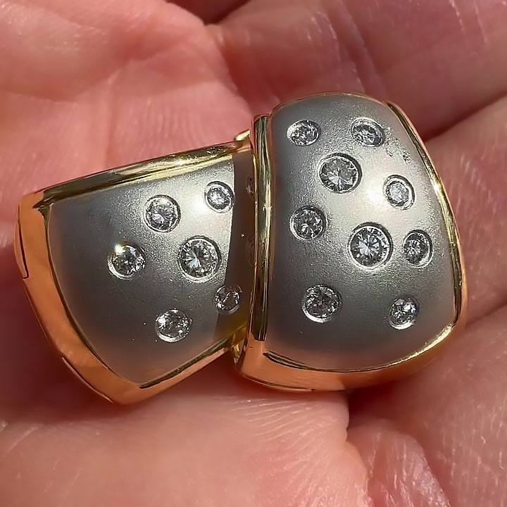 Art Deco Round Cut White Sapphire Drop Earrings