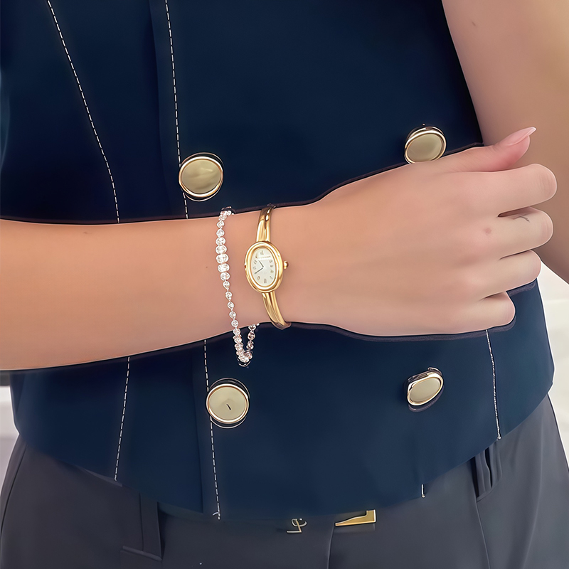 Oval & Pear Cut White Sapphire Bracelet