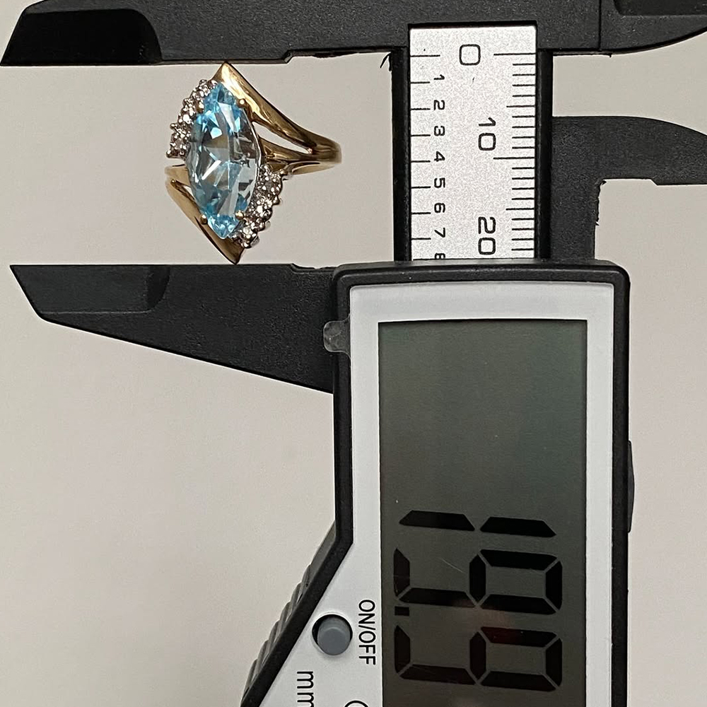 Bypass Design 3.5ct Marquise Cut Aquamarine Sapphire Engagement Ring