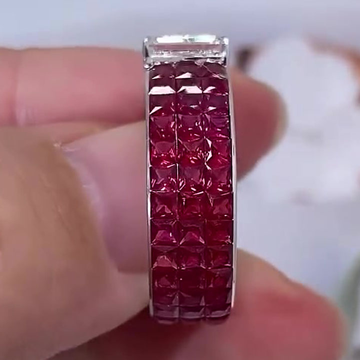 2ct Emerald Cut White Sapphire Engagement Ring