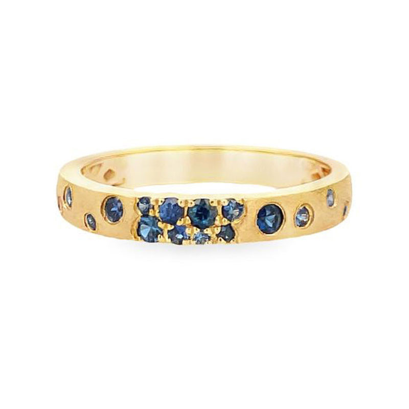 0.3ct Scattered Sapphire Eternity Ring