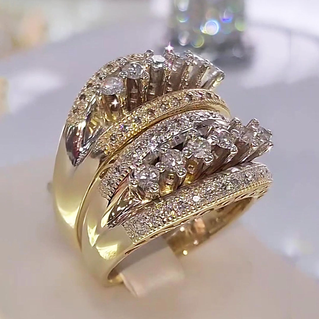 5.35ct Stunning Round Cut Diamond Wedding Band