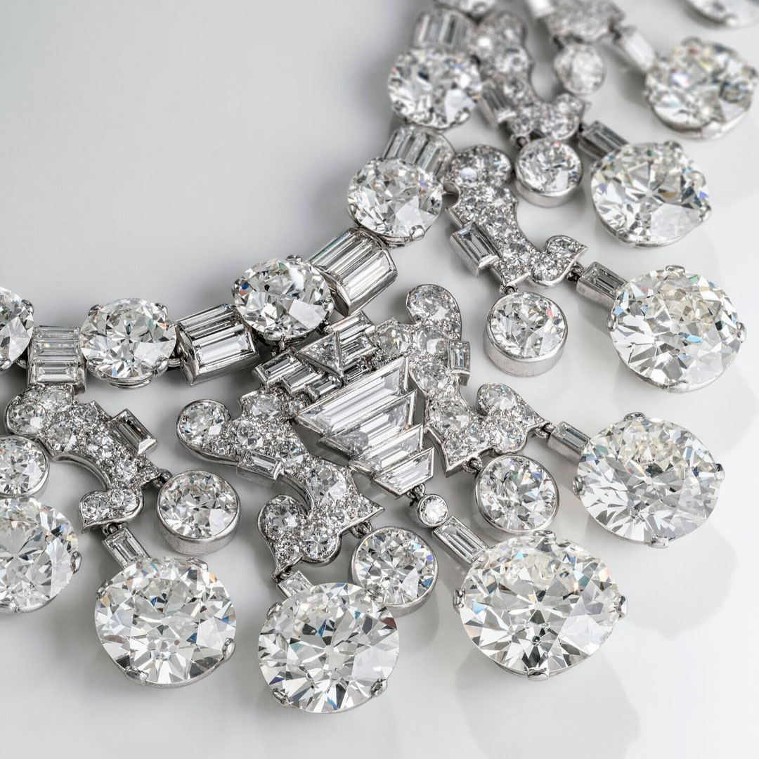 Luxury Art Deco Diamond Necklace
