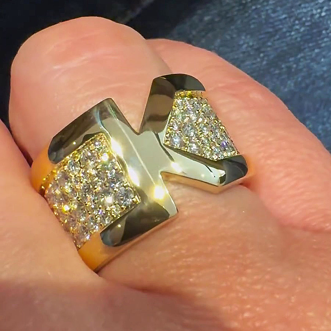 6.85ct Round Cut White Sapphire Wedding Band for Men