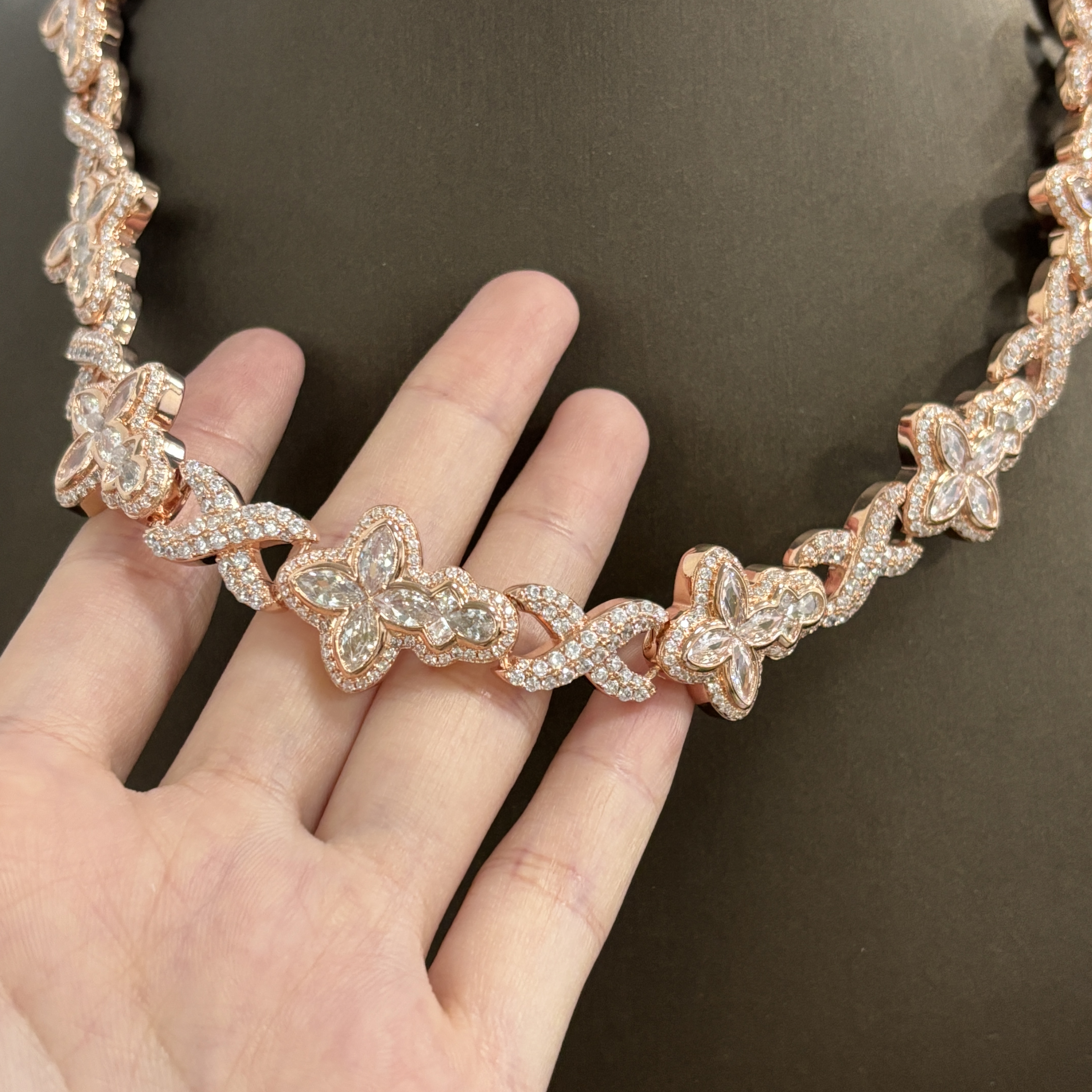 Lucky Clover Design Hip Hop Necklace for Men