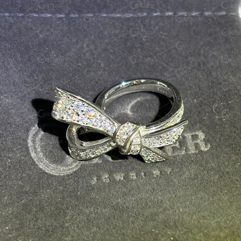 Bow Double Knot 2.2ct Ruby&Diamond Cocktail Ring