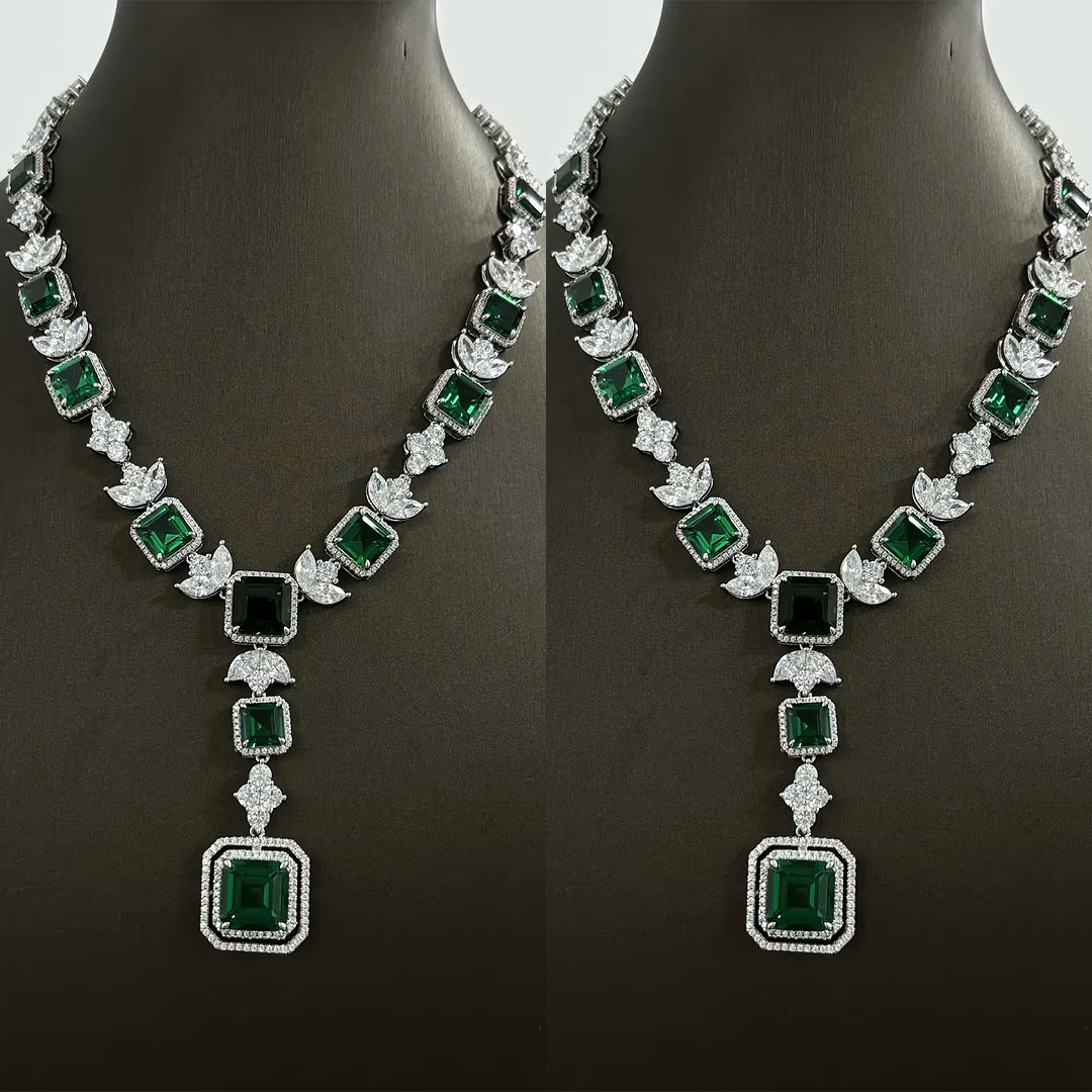 Fashion Emerald Necklace Choker