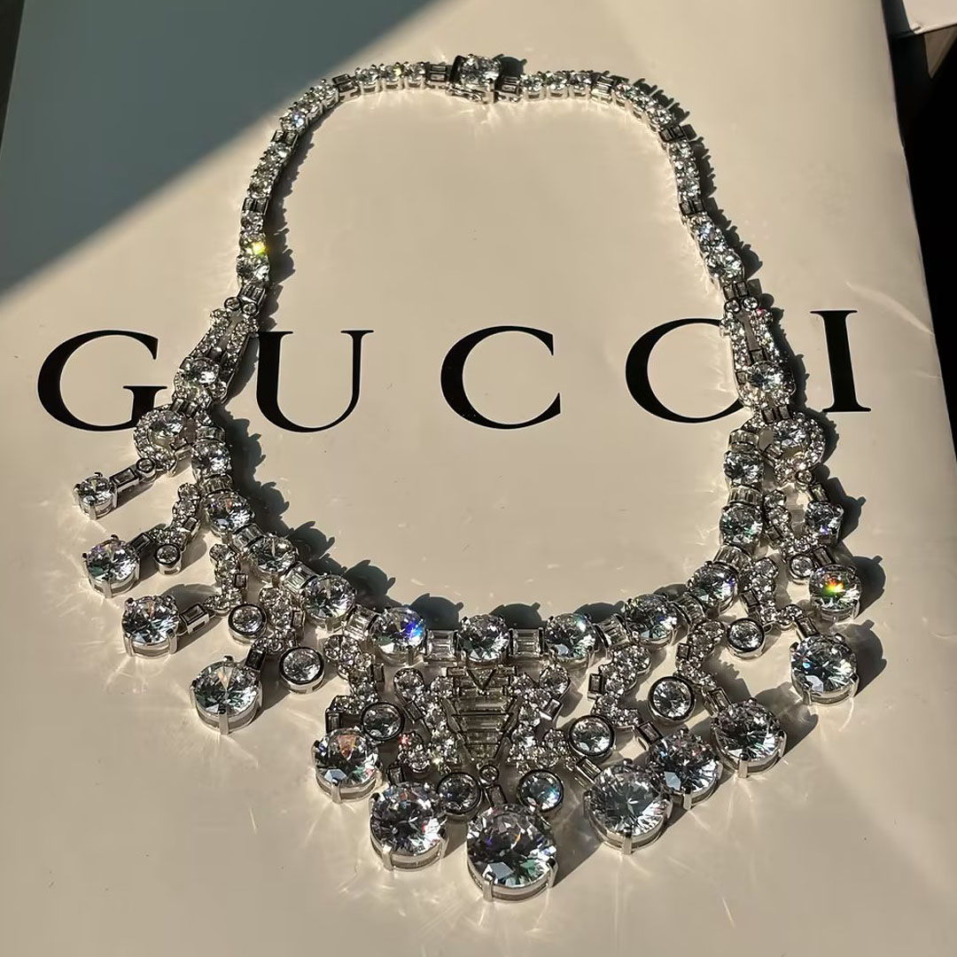Luxury Art Deco Diamond Necklace