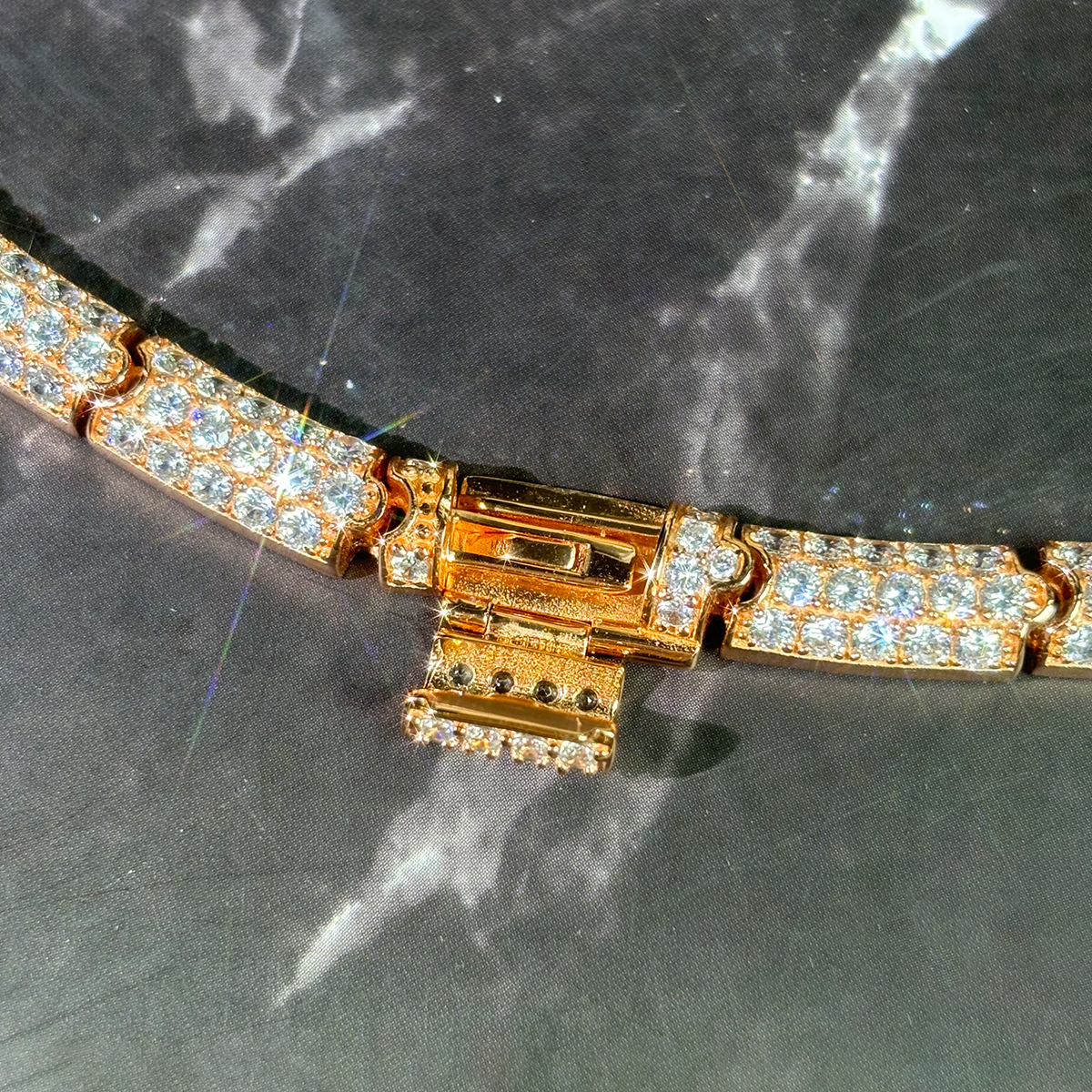 Luxury Oval Cut White Sapphire Choker Necklace