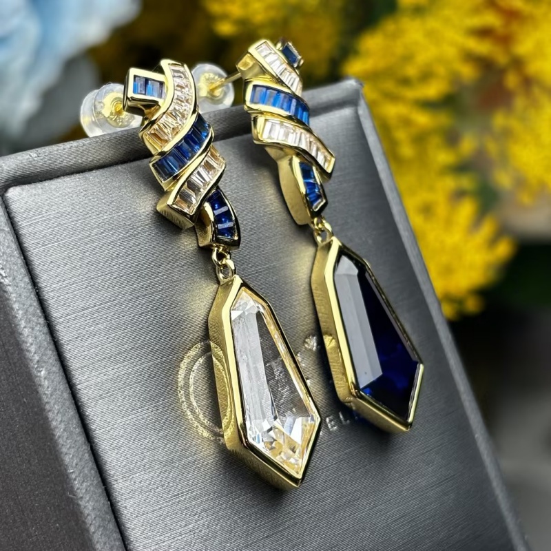 Original Design - Art Deco Dangle Earrings (2 Color Options)