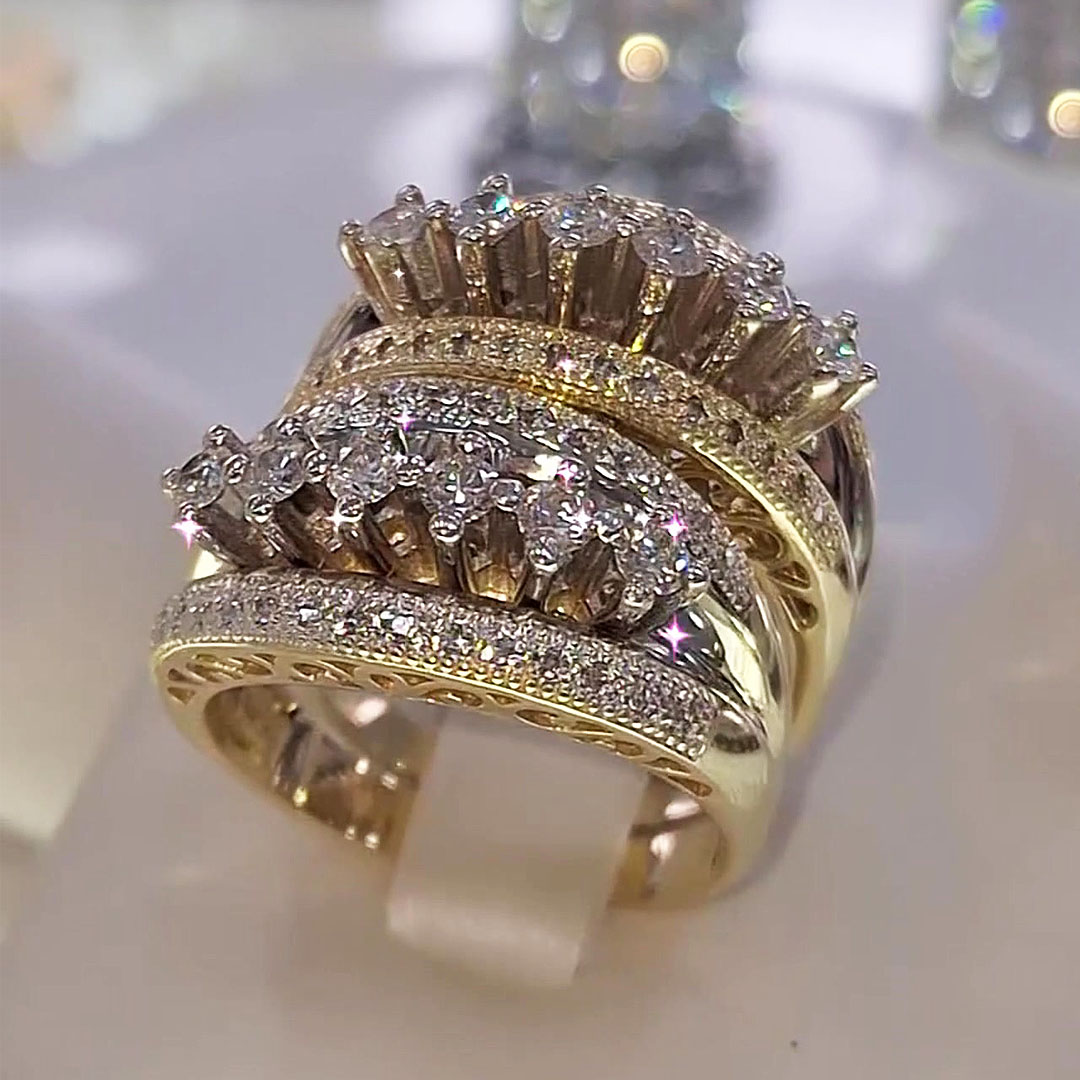 5.35ct Stunning Round Cut Diamond Wedding Band