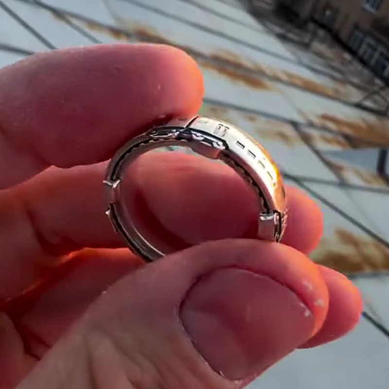 Rotatable Locomotive Track Design Ring