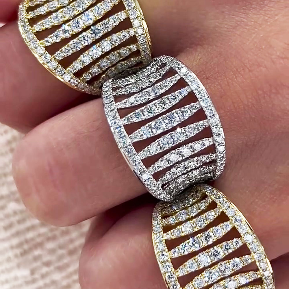 2.35ct Channel Setting Round Cut Diamond Cocktail Ring