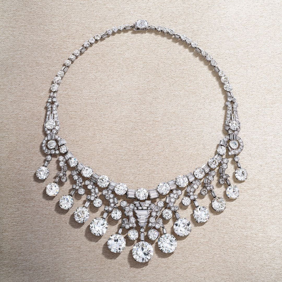 Luxury Art Deco Diamond Necklace