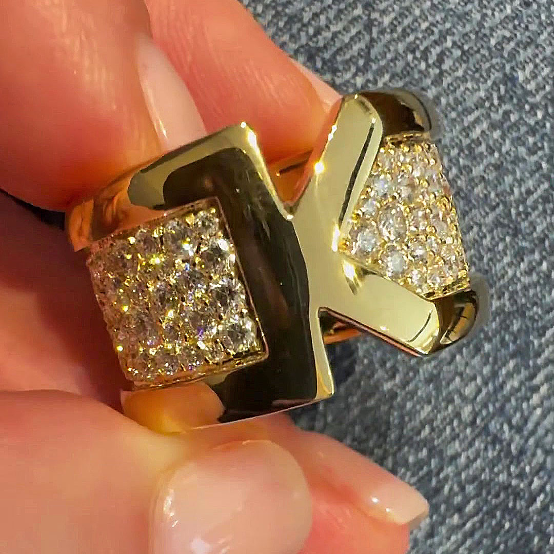 6.85ct Round Cut White Sapphire Wedding Band for Men