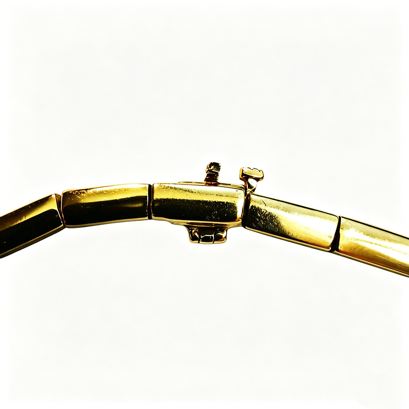Round Cut Emerald & White Sapphire Cross Bow Choker Necklace