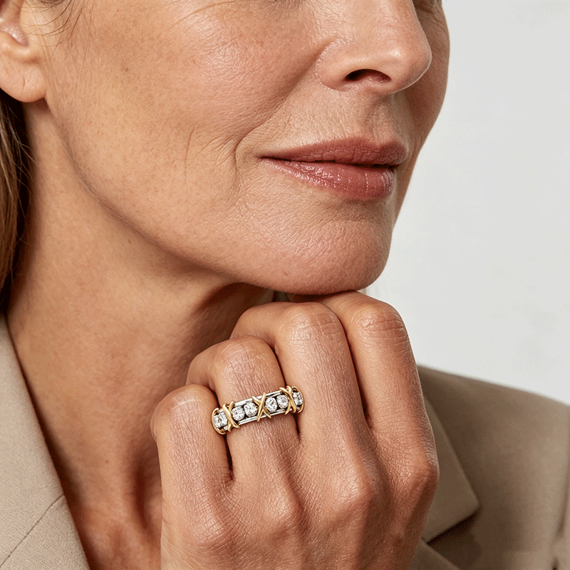 Luxury 16-stone Ring For Women