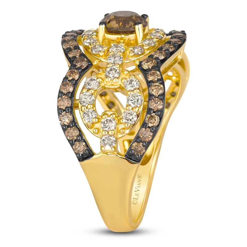 6.75ct Round Cut Yellow Sapphire Eternity Ring