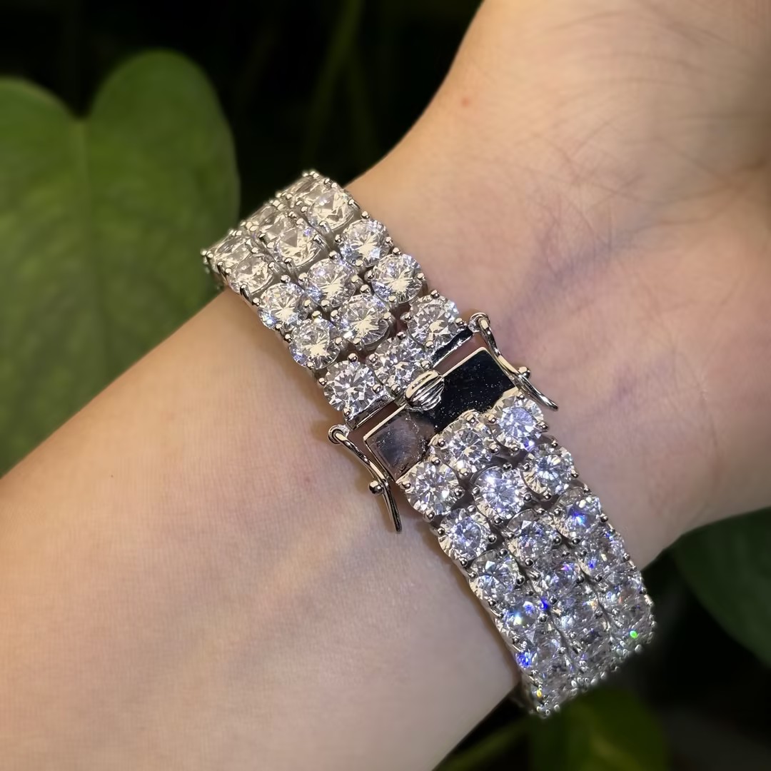 Original Design - Cushion Cut Paraiba Sapphire Bracelet