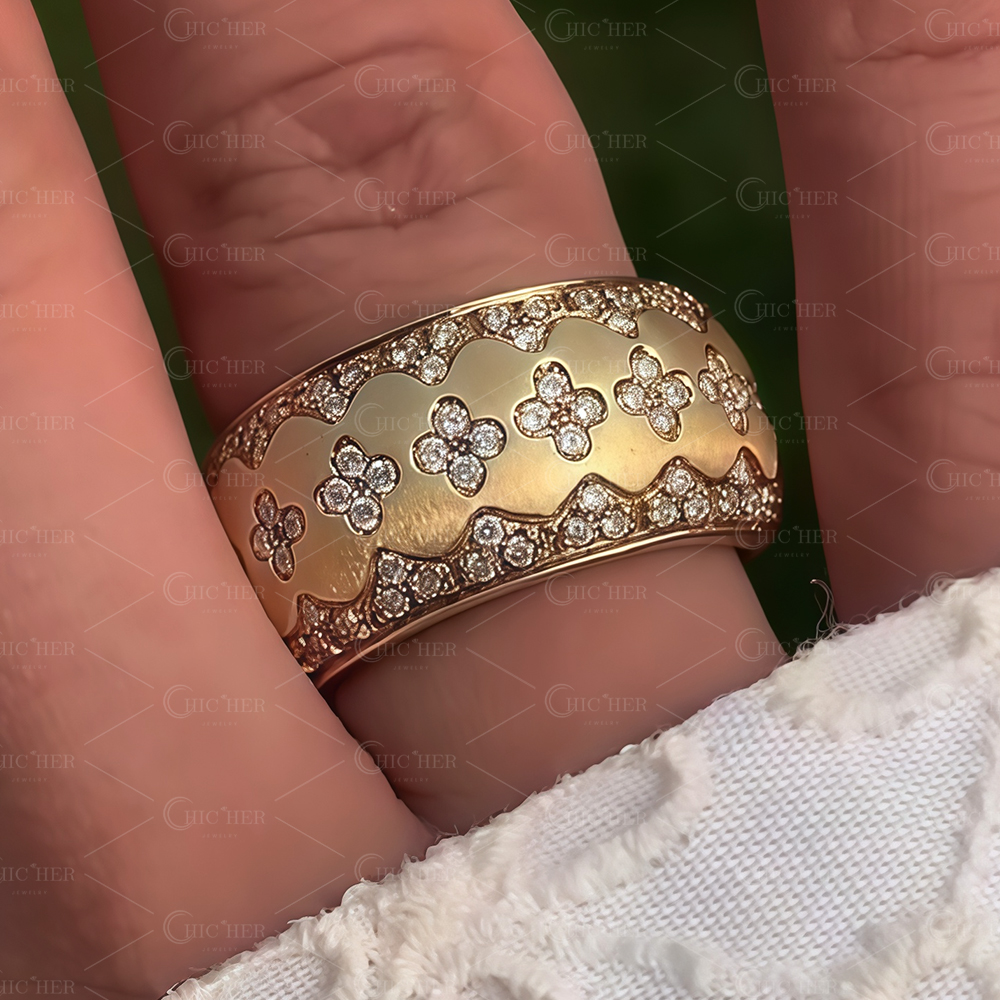 4.85ct Round Cut White Sapphire Eternity Ring