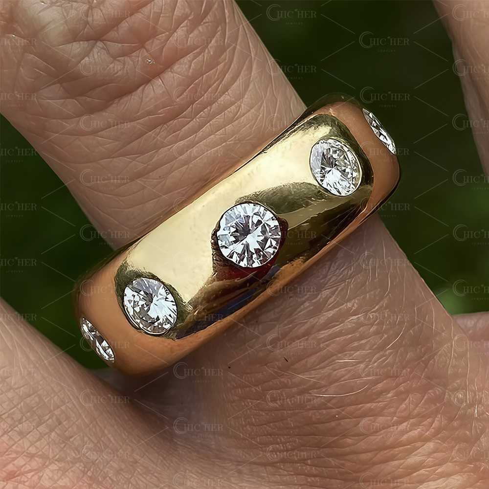 1.05ct Scattered Diamond Eternity Ring