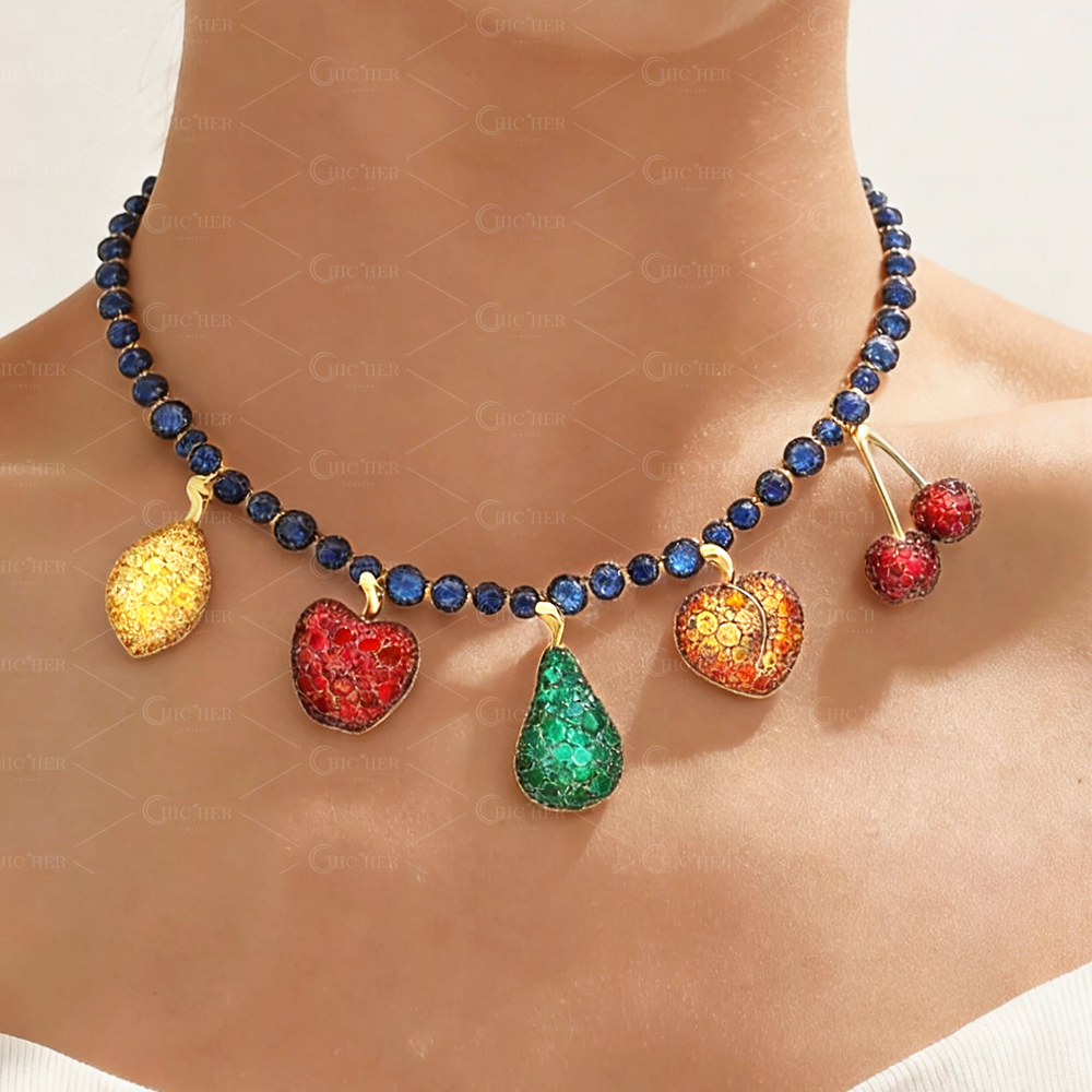 Fruit Salad Forbidden Fruit Necklace