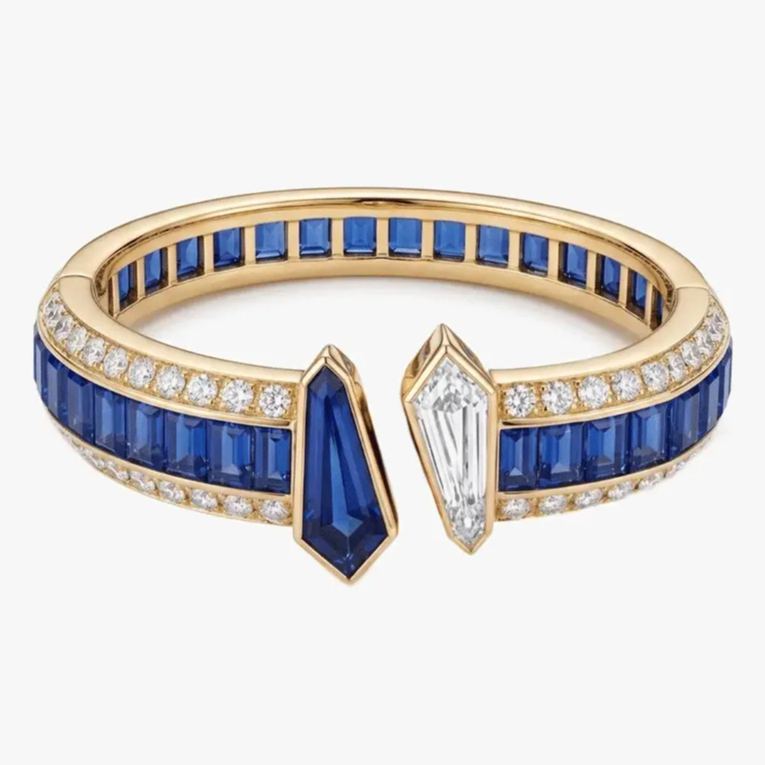 Original Design - Tol et Moi Blue & White Sapphire Bracelet