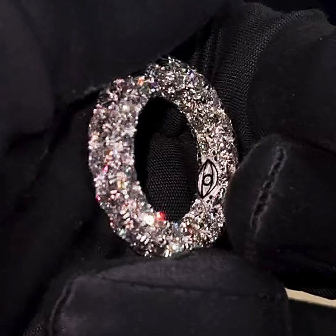 3.45ct Round Cut White Sapphire Engagement Ring