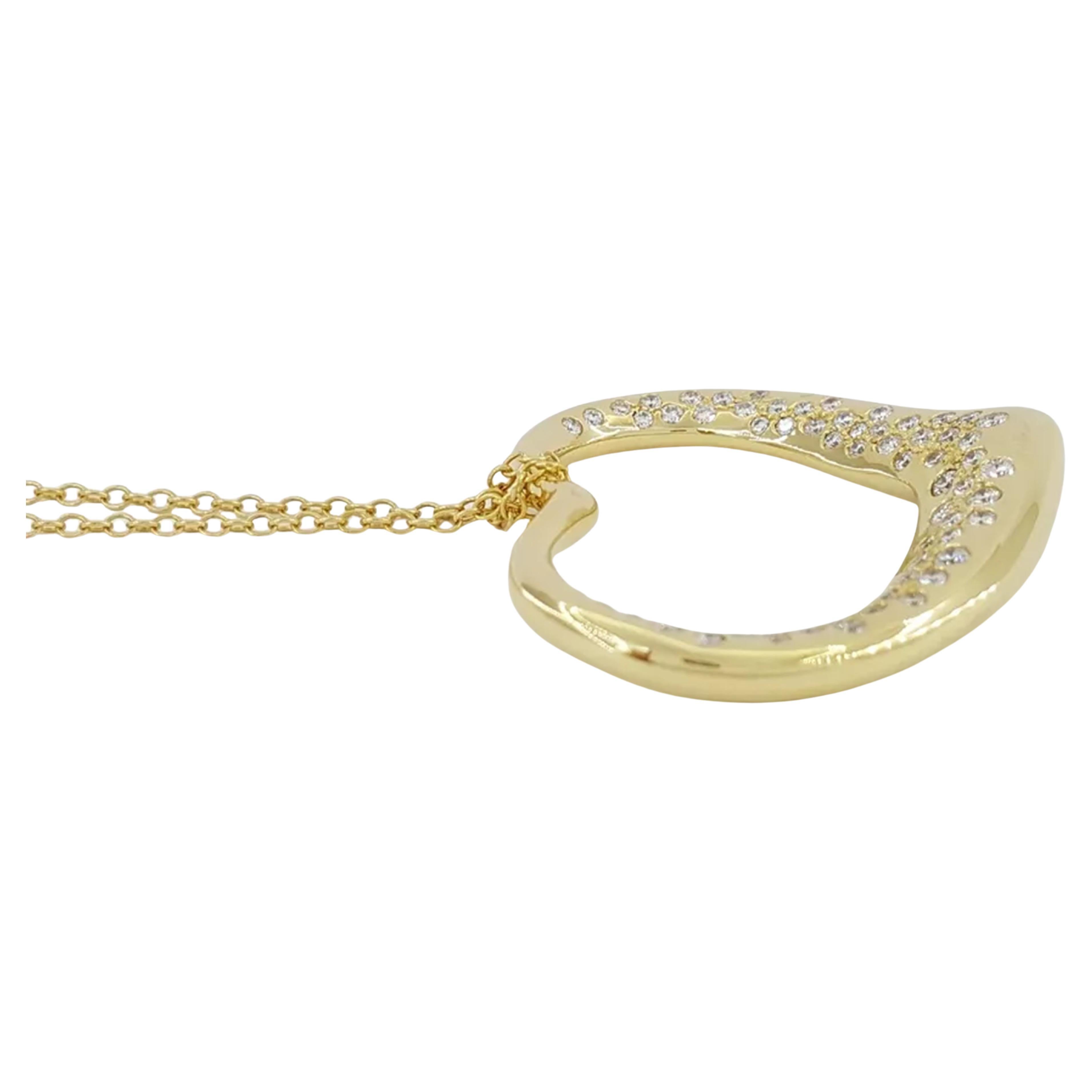 Round Cut White Sapphire Heart Pendant Necklace