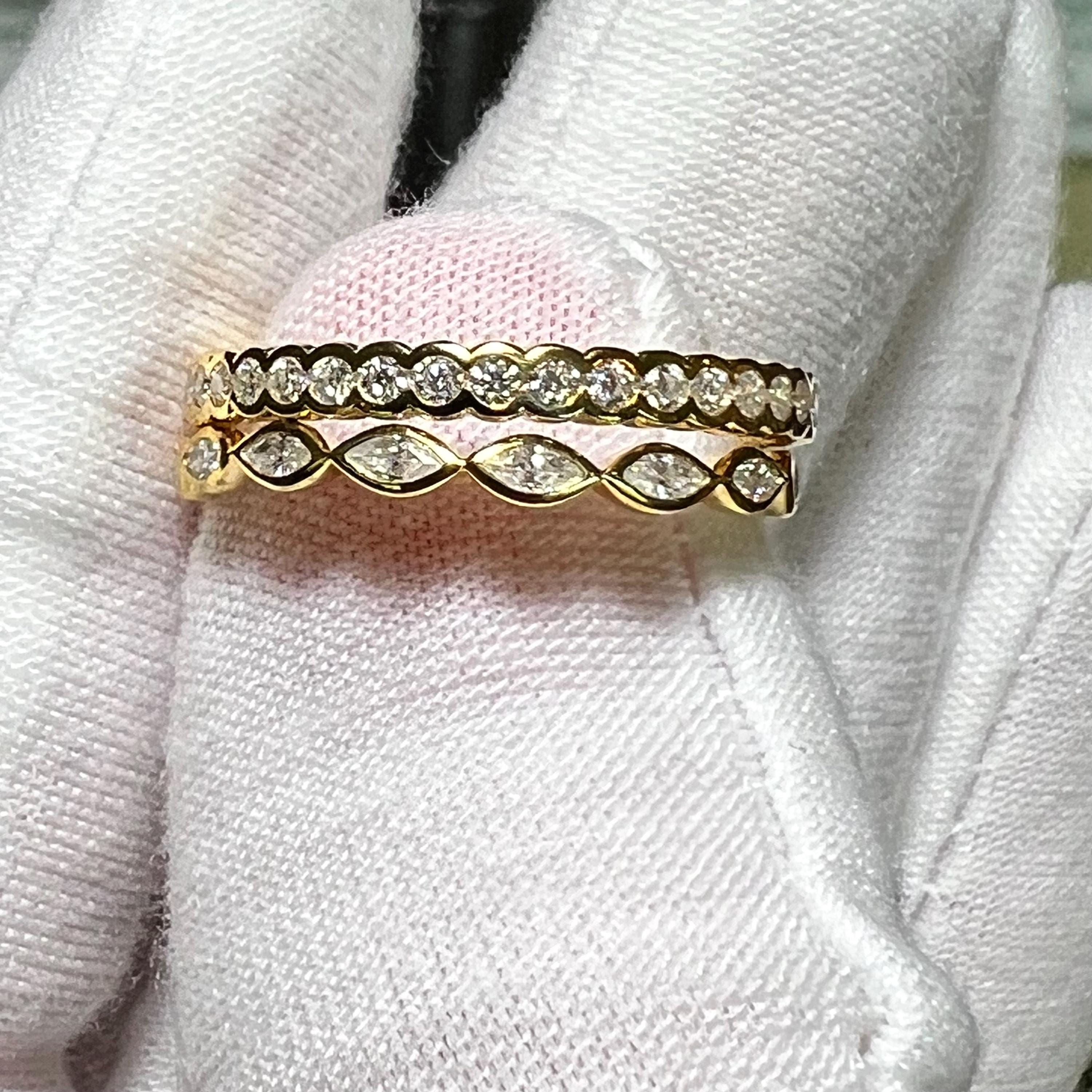 Bezel Setting 4ct Marquise Cut White Sapphire Wedding Set/3pcs