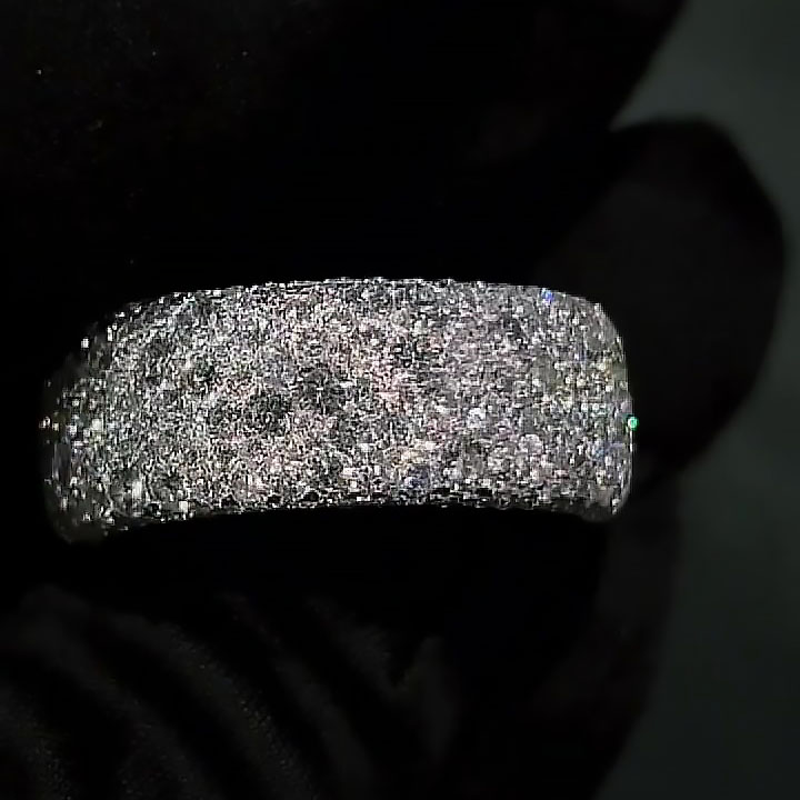 7.25ct Multi-cut White Sapphire Eternity Ring