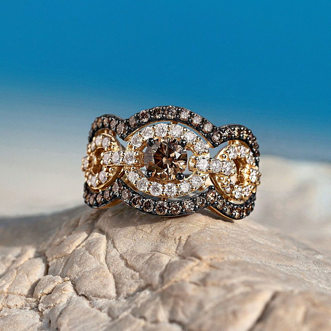 6.75ct Round Cut Yellow Sapphire Eternity Ring