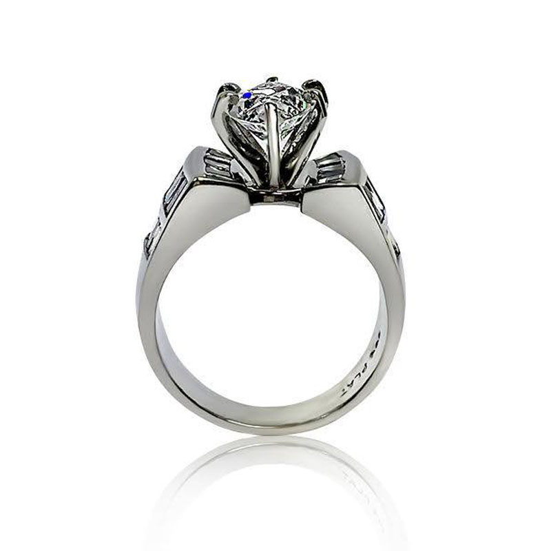 3ct Marquise Cut Channel Setting Engagement Ring