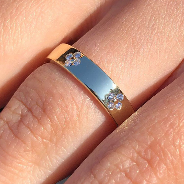 4ct Emerald Cut White Sapphire Wedding Set