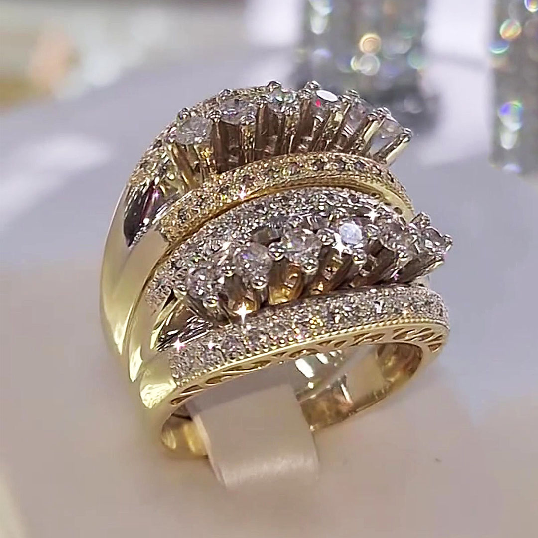 5.35ct Stunning Round Cut Diamond Wedding Band