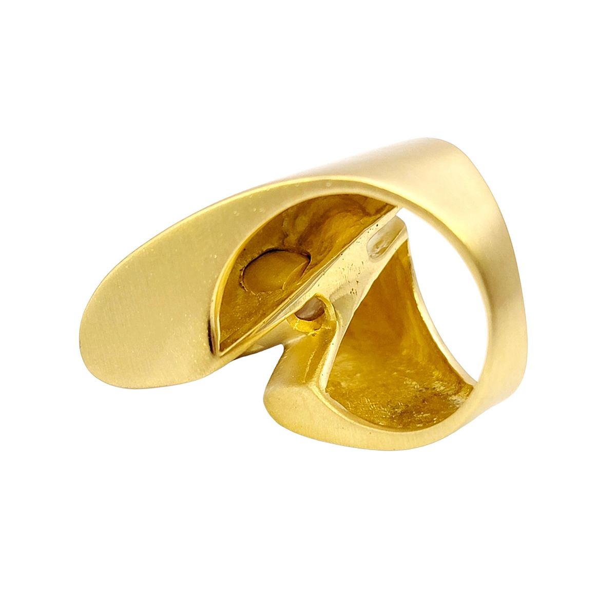 2ct Pear Cut Champagne Sapphire Unisex Band