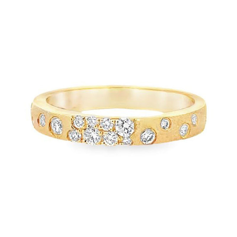 0.3ct Scattered White Sapphire Eternity Ring
