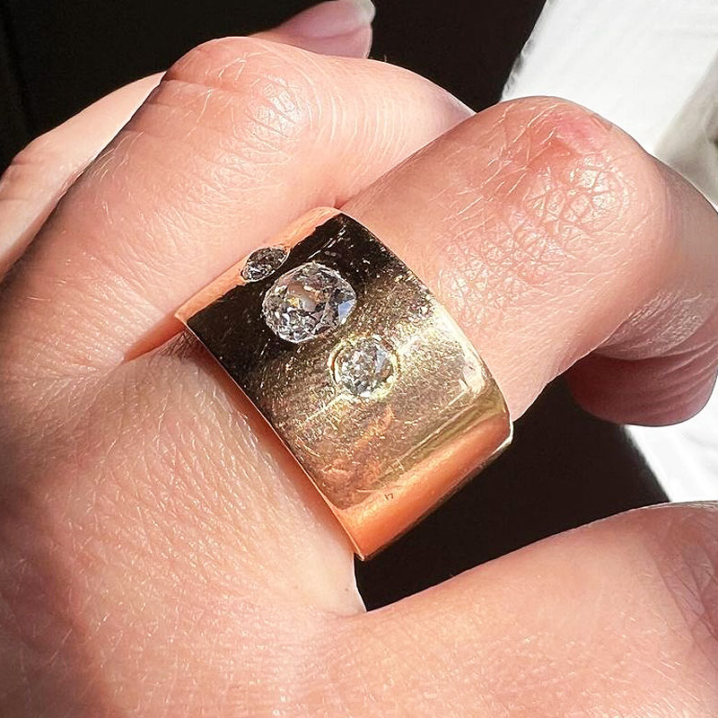 2ct Round Cut White Sapphire Eternity Ring For Men