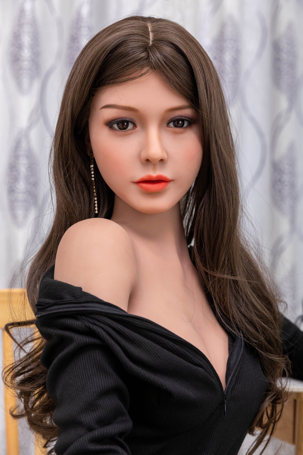 Attlee - Ultra Realistic Asian Brown Hair TPE Silicone Doll - In Stock USA